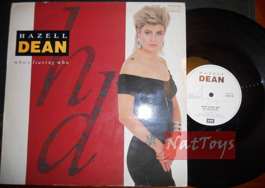 12" 33 GIRI Hazell Dean WHO'S LEAVING WHO (U.K. 1988, EMI 12EM45) - VG/VG