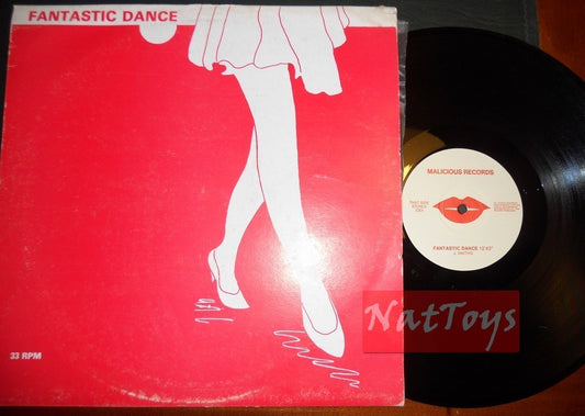 12" 33 GIRI J. Smithis FANTASTIC DANCE (Italy 1983 MALICIOUS RECORDS 3301) EX/EX