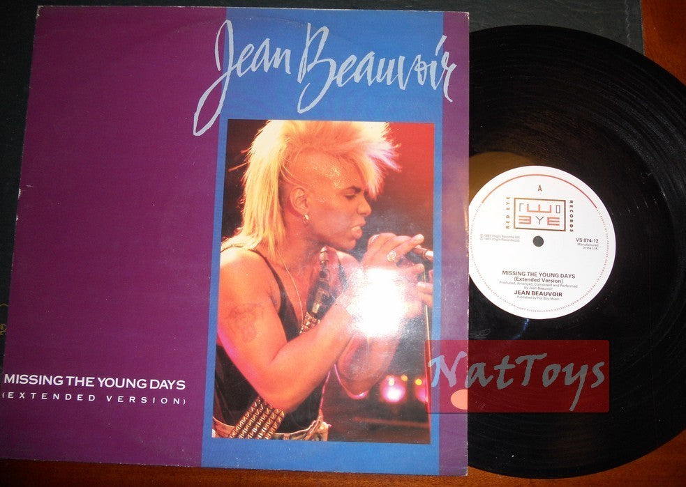 12" 33 GIRI Jean Beauvoir MISSING THE YOUNG DAYS (U.K. 1987) - EX/EX