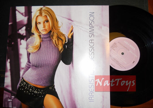 12" 33 GIRI Jessica Simpson IRRESISTIBLE (Holland 2001, COL 670751 6) - NM/NM