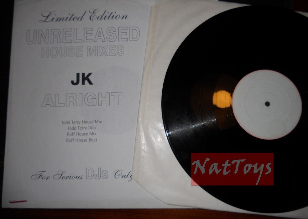 12" 33 GIRI J.K. ALRIGHT (Italy, JA 001) - EX/NM limited edition promo + flyer