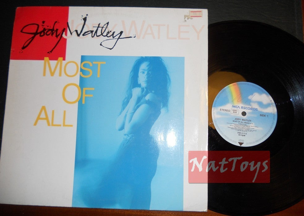 12" 33 GIRI Jody Watley MOST OF ALL/SOME KIND OF LOVER (Germany 1988) - EX/EX