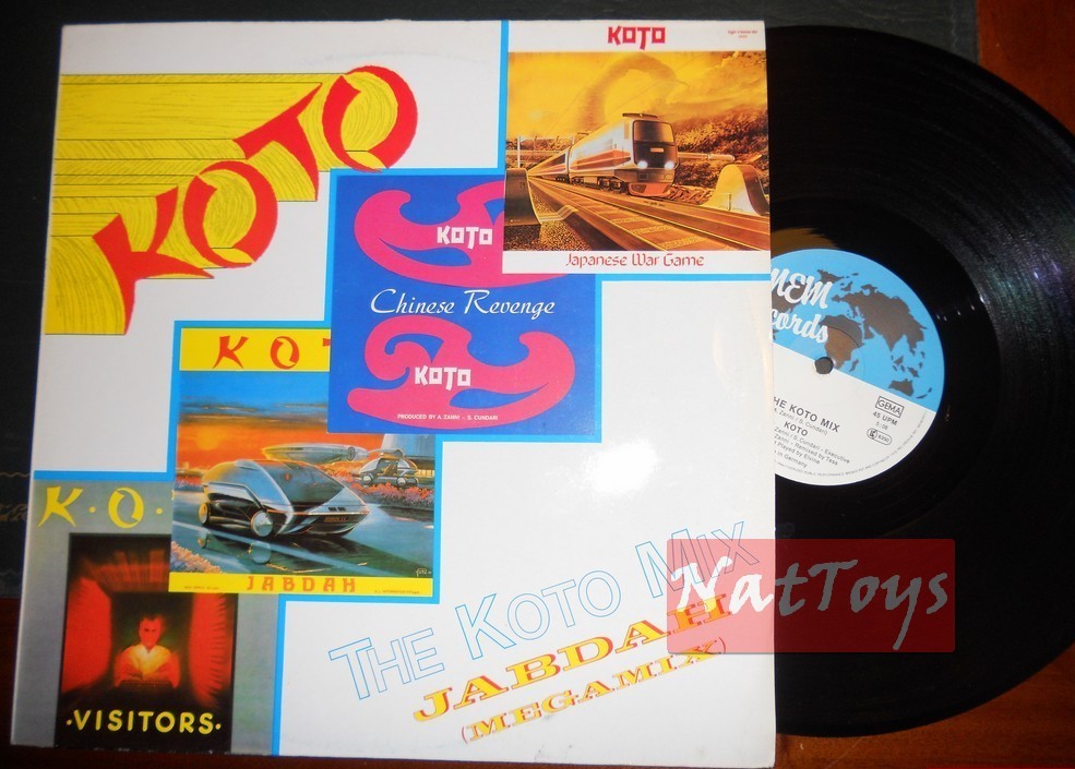 12" 33 GIRI Koto THE KOTO MIX/JABDAH (Germany 1987 MEM RECORDS MEM 8048) - NM/NM