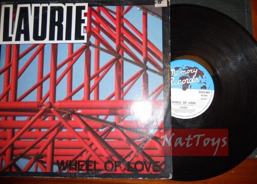 12" 33 GIRI Laurie WHEEL OF LOVE (Italy 1987, MEMORY RECORDS MEMIX 057) - VG/VG