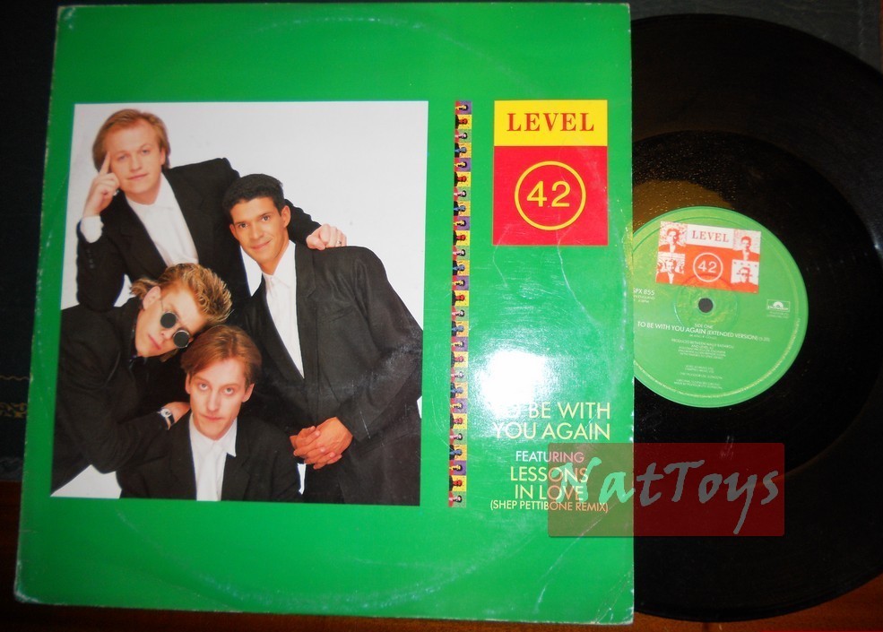 12" 33 GIRI Level 42 TO BE WITH YOU AGAIN/MICRO KID + LESSONS IN LOVE 1987 VG/VG