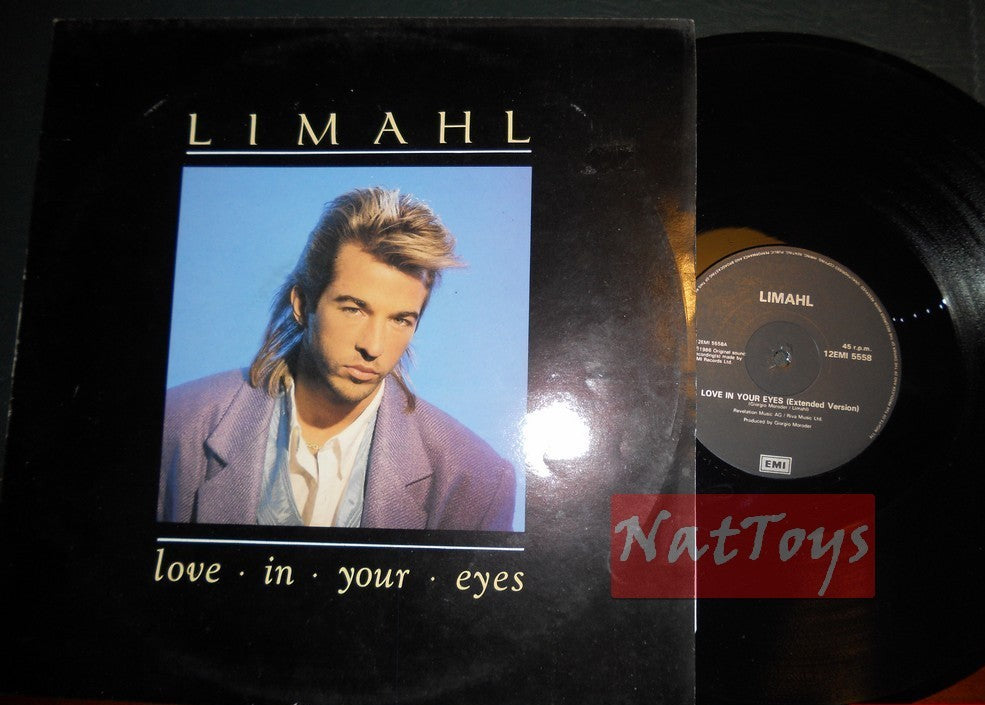 12" 33 GIRI Limahl LOVE IN YOUR EYES/LOVE WILL TEAR THE SOUL (U.K. 1986) - NM/NM