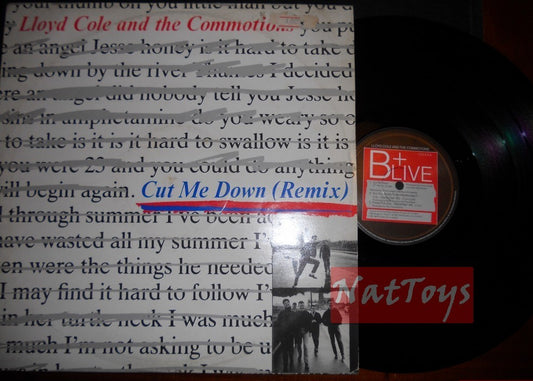 12" 33 GIRI Lloyd Cole and The Commotions CUT ME DOWN  REMIX (U.K. 1986)  VG/VG