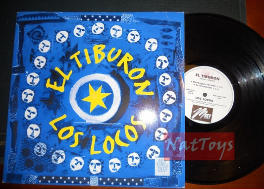 12" 33 GIRI Los Locos EL TIBURON (Italy 1995, MEET RECORDS MEET 1361) - NM/NM