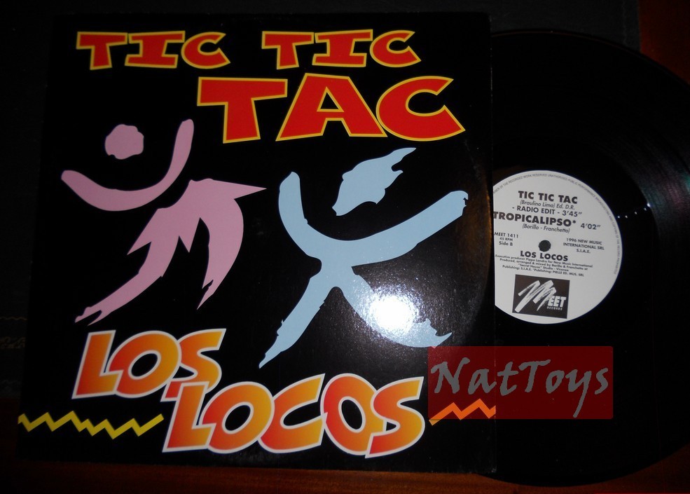 12" 33 GIRI Los Locos TIC TIC TAC (Italy 1996, MEET RECORDS MEET 1411) - NM/NM