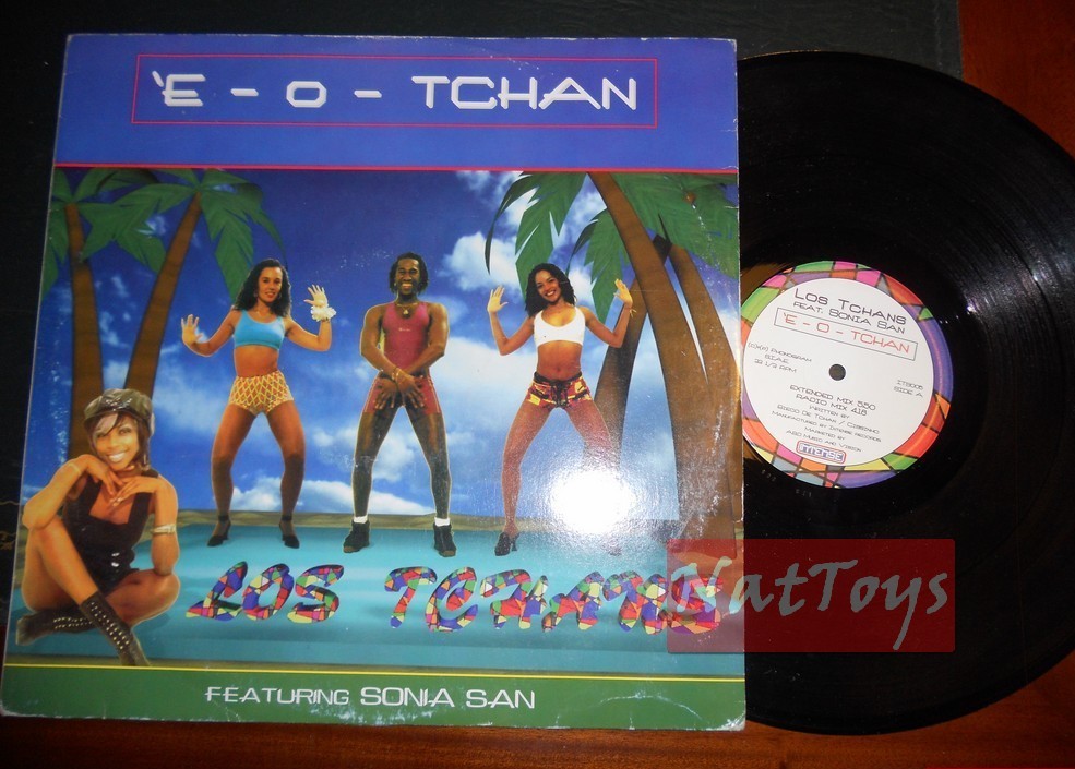 12" 33 GIRI Los Tchans featuring Sonia San E-O-TCHAN (INTENSE ITS 005) - EX/EX