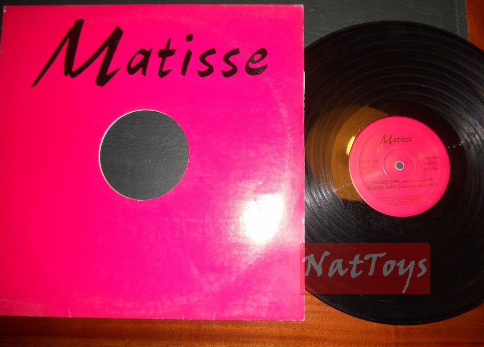 12" 33 GIRI Matisse INDIGO GIRL (Italy 1986 DISCHI CIPRIA S.P.Q.R. 1131) - EX/EX