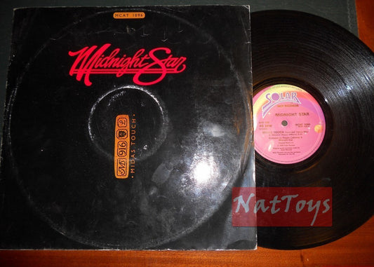 12" 33 GIRI Midnight Star MIDAS TOUCH (U.K. 1986, SOLAR RECORDS MCAT 1096) EX/EX