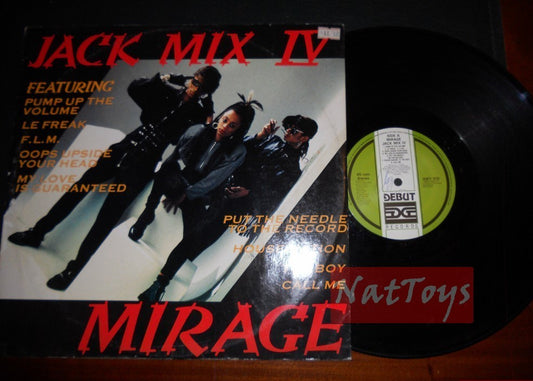 12" 33 GIRI Mirage JACK MIX IV/HERE IT IS GET INTO IT! (DEBTX 3035) VG/VG