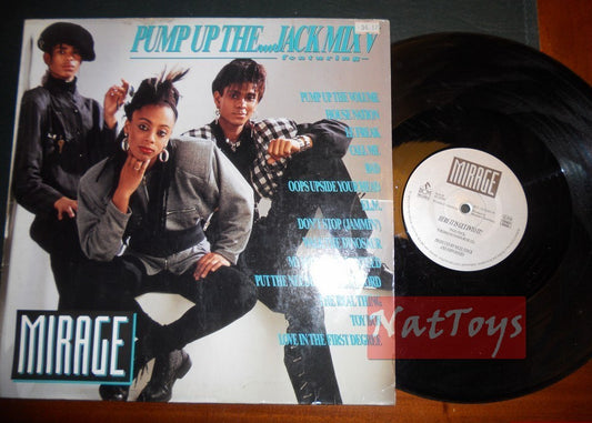 12" 33 GIRI Mirage PUMP UP THE...JACK MIX V/HERE IT IS GET INTO IT!  - EX/EX