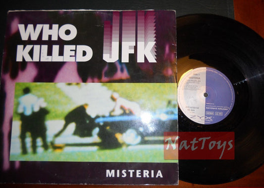 12" 33 GIRI Misteria WHO KILLED JFK (Germany 1992 ZYX RECORDS ZYX 6733-12) EX/EX