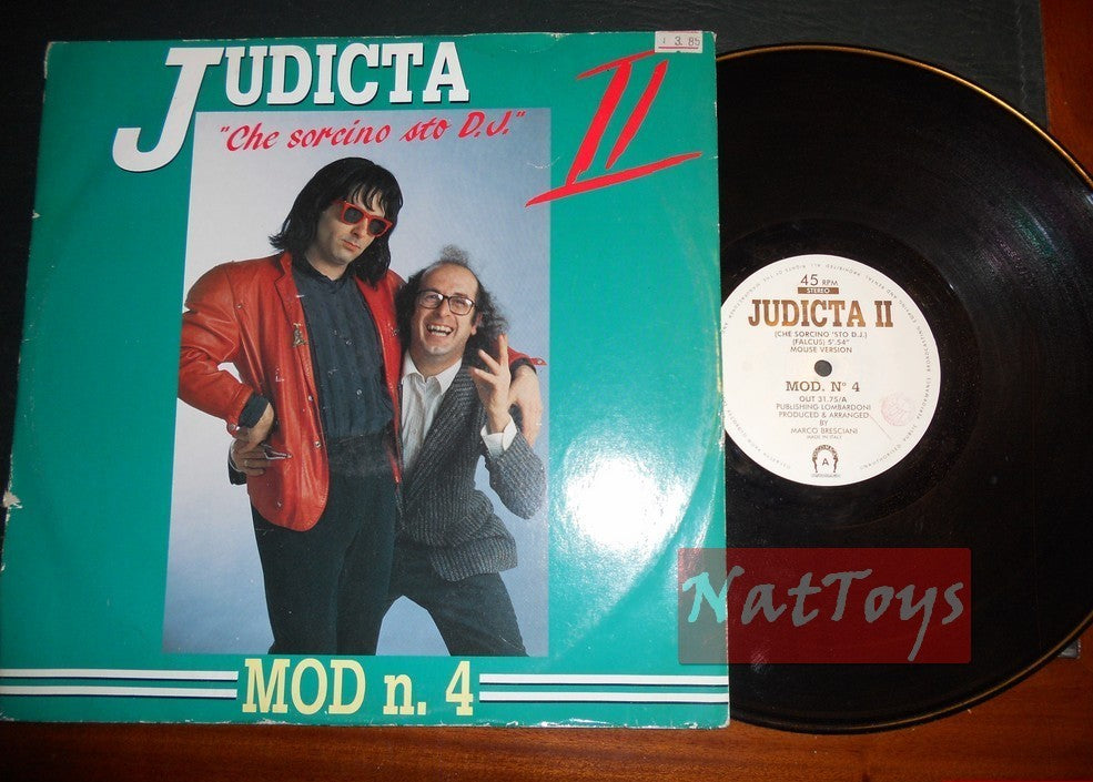 12" 33 GIRI Mod n. 4 JUDICTA II (Italy 1989, DISCOMAGIC OUT 31.75) - EX/EX