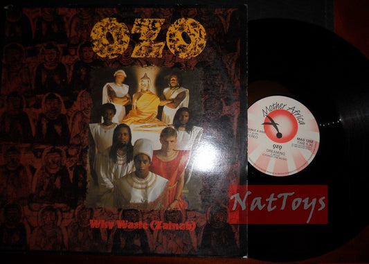 12" 33 GIRI Ozo WHY WASTE (ZAINAB)/DREAMING (1984, MOTHER AFRICA RECORDS) NM/NM