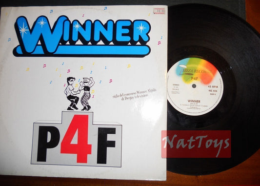 12" 33 GIRI P4F WINNER (Italy 1987, IBIZA RECORDS IBZ 436) - EX/VG