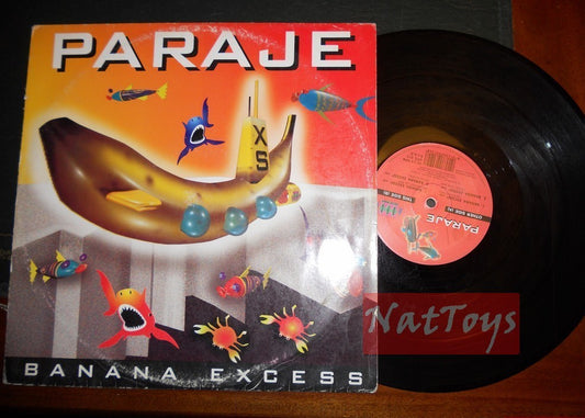 12" 33 GIRI Paraje BANANA EXCESS (Italy 1994, DANCE FLOOR CORPORATION) - VG/VG