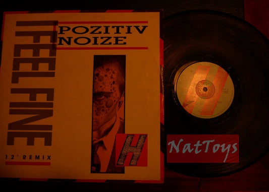 12" 33 GIRI Pozitive Noize I FEEL FINE (U.K. 1989, URBAN URBX 30) - VG/VG