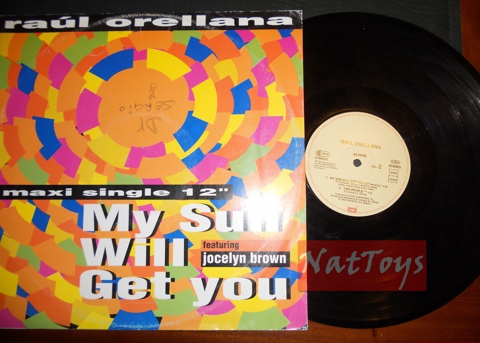 12" 33 TR/MIN Raul Orellana MON SOLEIL VOUS OBTENIRA/DEUX PERSONNES Allemagne 1991, EMI VG/EX