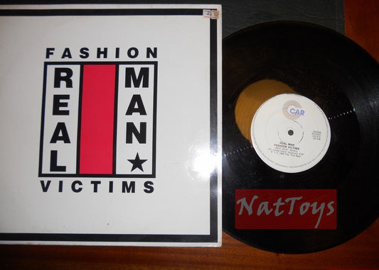 12" 33 GIRI Real Man FASHION VICTIMS (Belgium 1988, CAR 130.110) - EX/EX