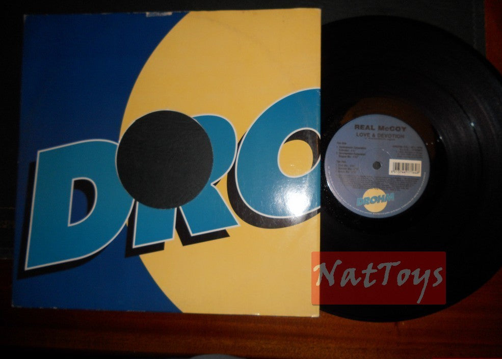 12" 33 GIRI Real McCoy LOVE & DEVOTION (Italy 1995, DROHM 016) - NM/NM