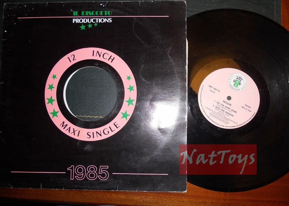 12" 33 TR/MIN Reggie ON THE PARK/INTO THE GROOVE (Italie 1985, ART 1067) - VG/VG