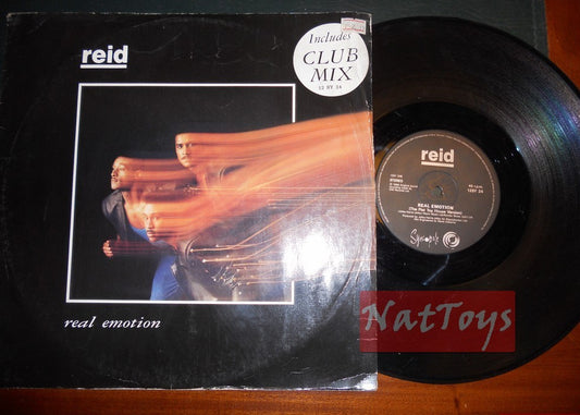 12" 33 tours Reid REAL EMOTION (Royaume-Uni 1989, SYNCOPATE 12SY 24) - VG/VG