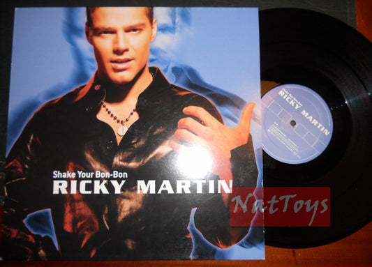 12" 33 RPM Ricky Martin SHAKE YOUR BON-BON (Italie 1999, COL 668432 6) - NM/NM