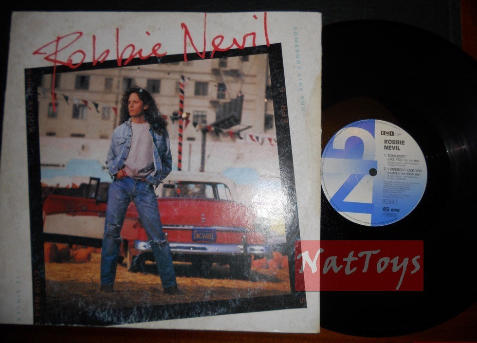 12" 33 Tours Robbie Nevil QUELQU'UN COMME VOUS (Italie 1989, EMI 14 2032676) - VG/VG