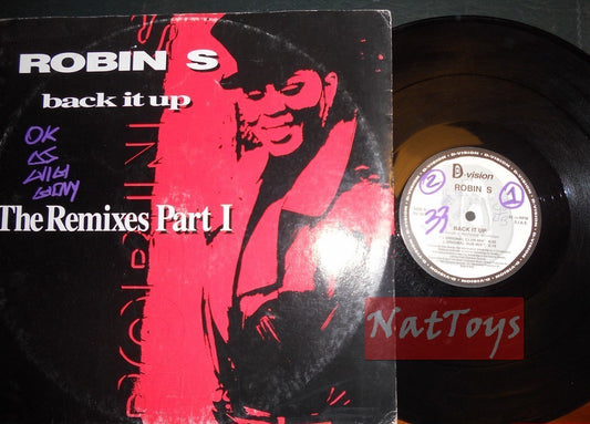 12" 33 GIRI Robin-S BACK IT UP (Italy 1994, D-VISION DV 083) - VG/VG