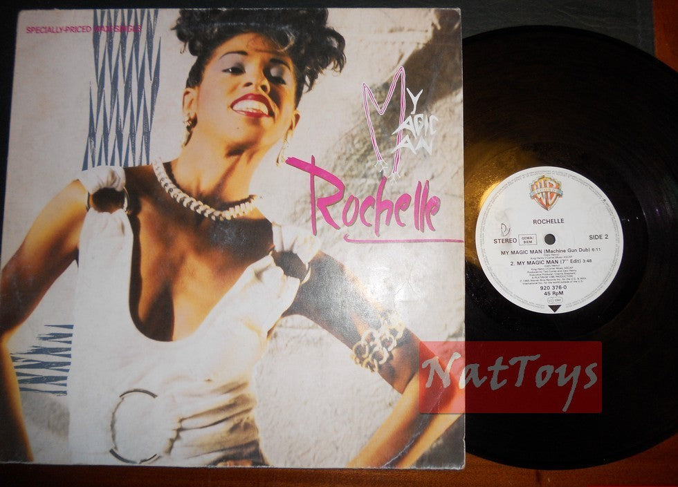 12" 33 GIRI Rochelle MY MAGIC MAN (Germany 1985, WARNER BROS. 920 376-0) - VG/VG