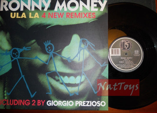 12" 33 GIRI Ronny Money ULA LA - 4 NEW REMIXES (Italy 1992, DIO 020) - NM/NM