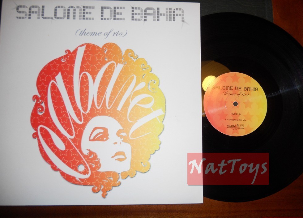 12" 33 Tours Salomé de Bahia THÈME DE RIO (France 2002, JAUNE YP123) - NM/NM