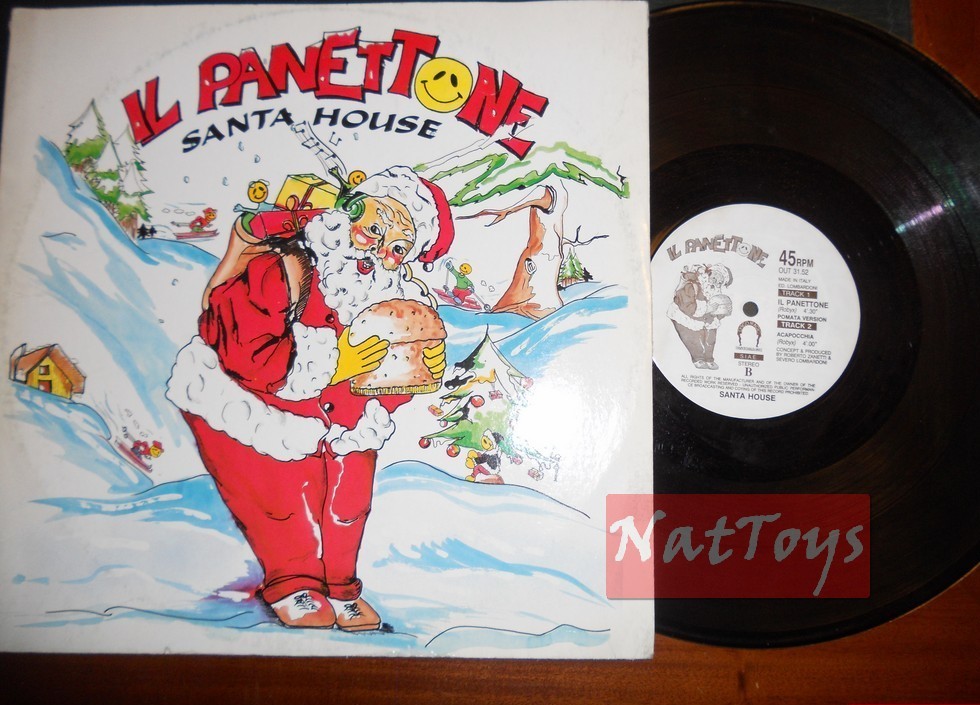 12" 33 GIRI Santa House IL PANETTONE (Italy 1988, DISCOMAGIC OUT 31.52) - EX/EX