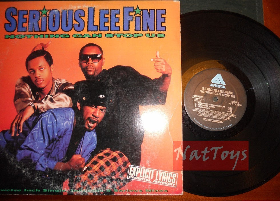 12" 33 GIRI Serious-Lee-Fine NOTHING CAN STOP US (U.S.A. 1989, ADI-9865) - VG/EX