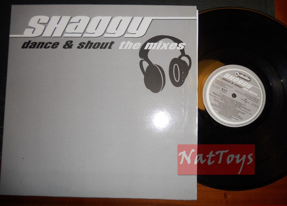 12" 33 GIRI Shaggy DANCE & SHOUT - THE MIXES (Italy 2000 NITELITE 18.00) - NM/NM