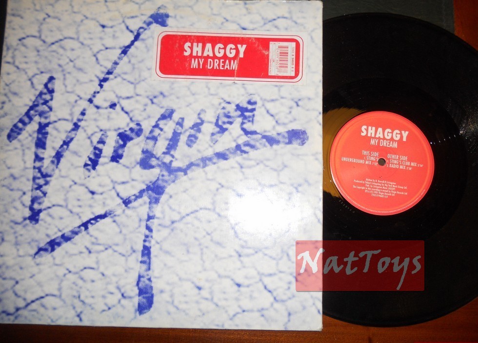 12" 33 GIRI Shaggy MY DREAM (Italy 1997, VIRGIN 7243-8-94605-68) - EX/EX