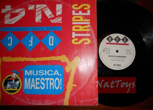 12" 33 GIRI Stripes MUSICA, MAESTRO! (Italy 1988, DFC 004) - VG/VG