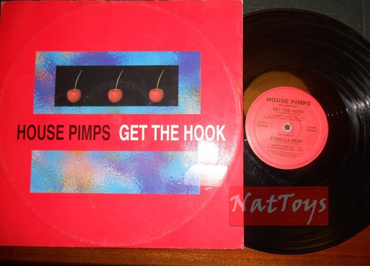 12" 33 GIRI The House Pimps GET THE HOOK (Italy 1993 WOX RECORDS WOX 04) - EX/EX