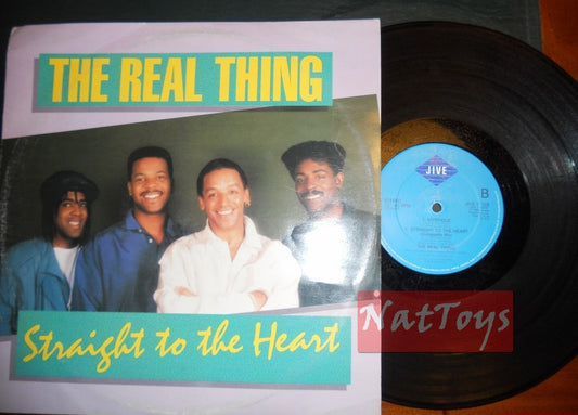 12" 33 GIRI The Real Thing STRAIGHT TO THE HEART/MYSTIQUE (U.S.A. 1986) - VG/VG