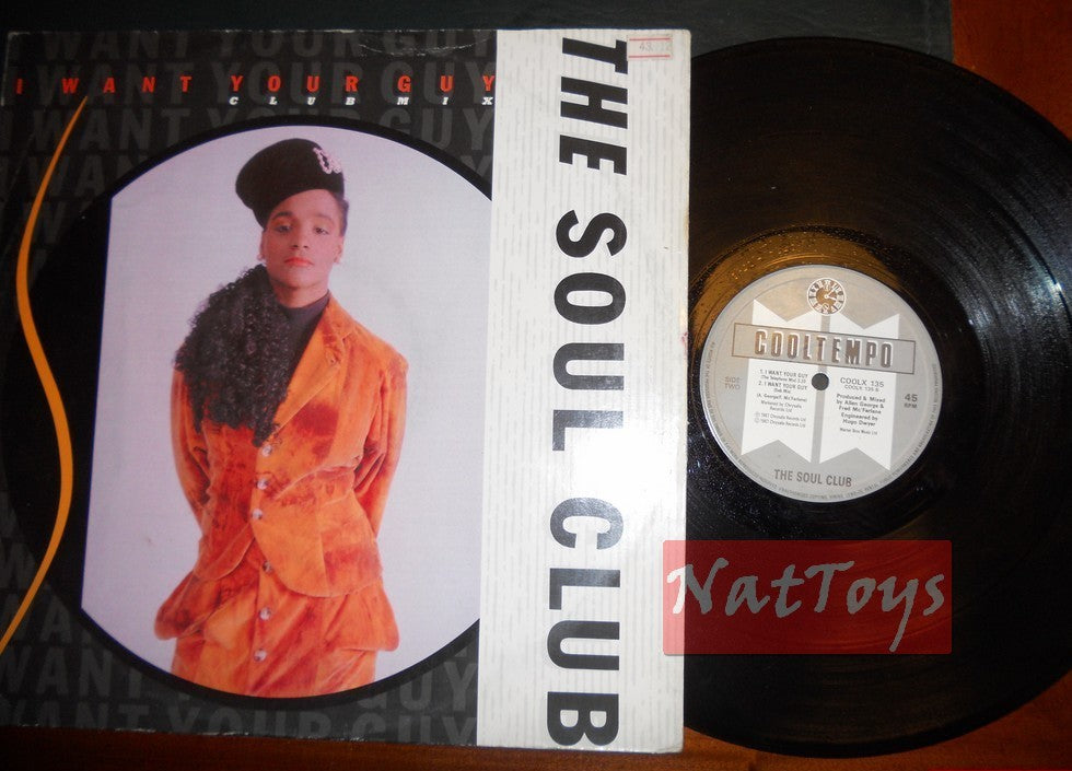 12" 33 GIRI The Soul Club I WANT YOUR GUY (U.K. 1987, COOLX 135) - EX/EX