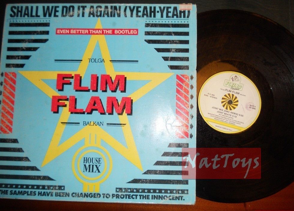 12" 33 GIRI Tolga Flim Flam Balkan SHALL WE DO IT AGAIN (Italy, FLY 002) - VG/VG