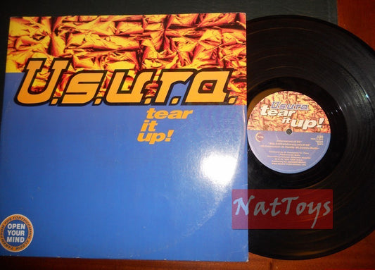 12" 33 GIRI U.s.u.r.a. TEAR IT UP! (Italy 1993, TIME 025) - EX/EX