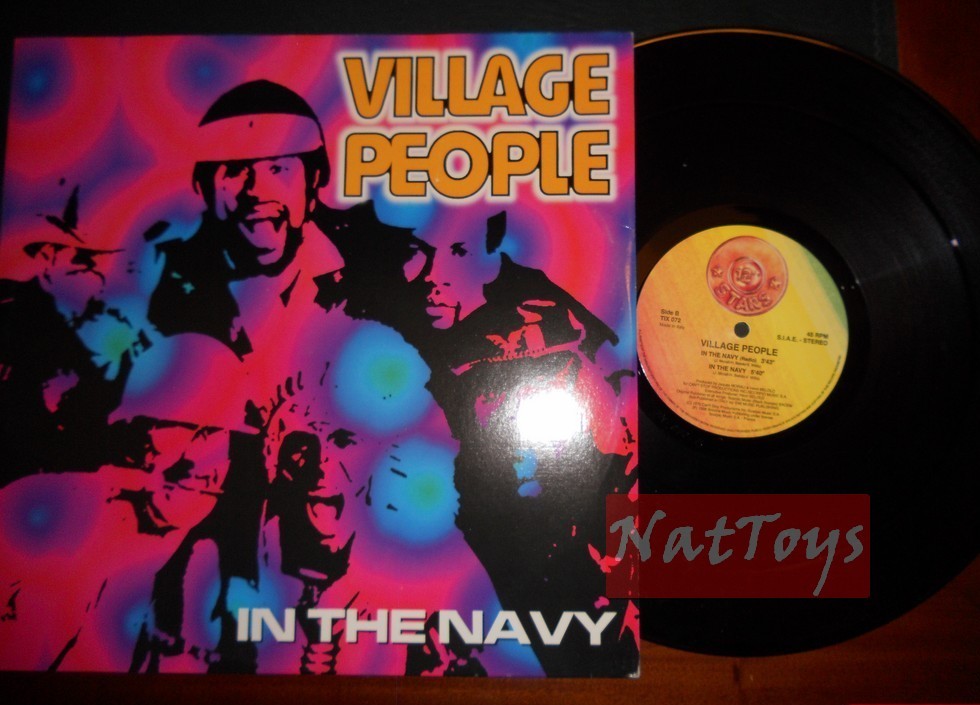 12" 33 GIRI Village People IN THE NAVY (Italy 1998, EMI/DIG-IT TIX 072) - NM/NM