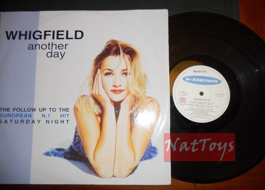 12" 33 GIRI Whigfield ANOTHER DAY (Italy 1994, X-ENERGY XR-12142) - EX/EX