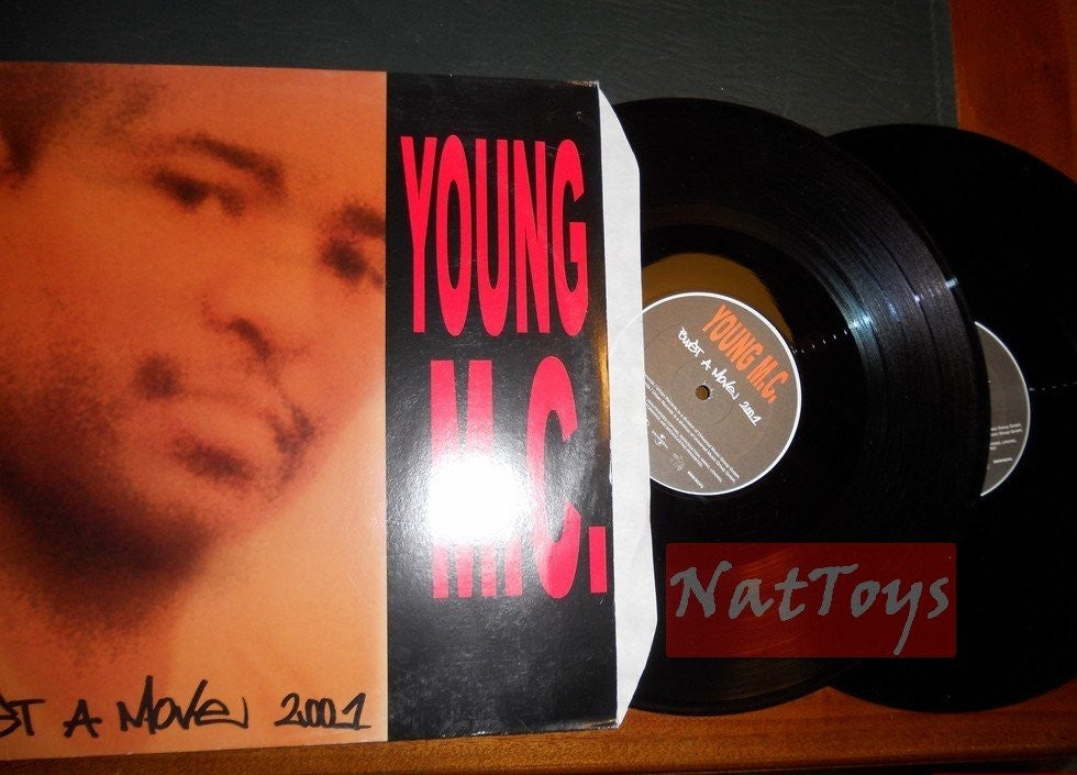 12" 33 GIRI Young M.C. BUST A MOVE 2001 (U.K. 2001 URBDJ 2179) - NM/NM/NM [2 EP]