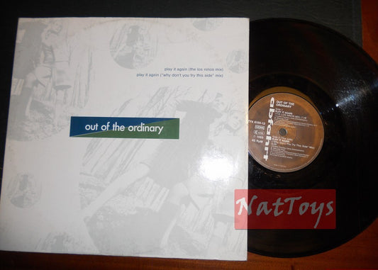 12" 33 Out of the Ordinary PLAY IT AGAIN (1989, ZYX RECORDS ZYX 6199-12) - EX/EX