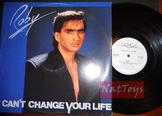 12" 33 Roby I CAN'T CHANGE YOUR LIFE (Italy 1988, GMG RECORDS GMG 8803) - NM/NM